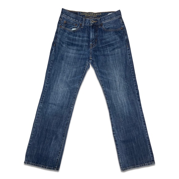 American Eagle Outfitters Original Bootcut Dark Wash Jeans - Picture 2 of 6